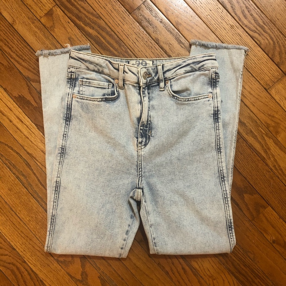 NWOT Free People Jeans Raw High Rise Jeggings - Picture 4 of 6